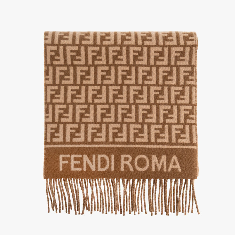 [발송]펜디 FF 로고 엣지 캐시미어 공용 머플러 FXT113 AQCW F0QB8 - Fendi