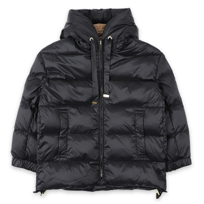 디몬트 막스마라 여성 펠리체 후드 패딩 자켓(블랙) 2529486155600 004 - Max Mara