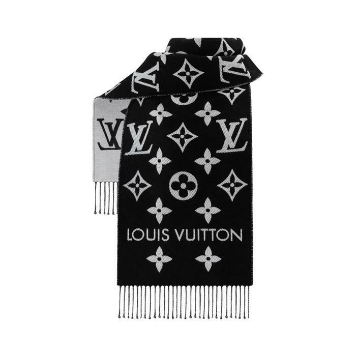 [국내발송] 루이비통 LV 에센셜 스카프 머플러 블랙 M77853 - Louis Vuitton