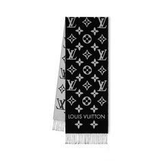 [국내발송] 루이비통 LV 에센셜 스카프 머플러 블랙 M77853 썸네일 1