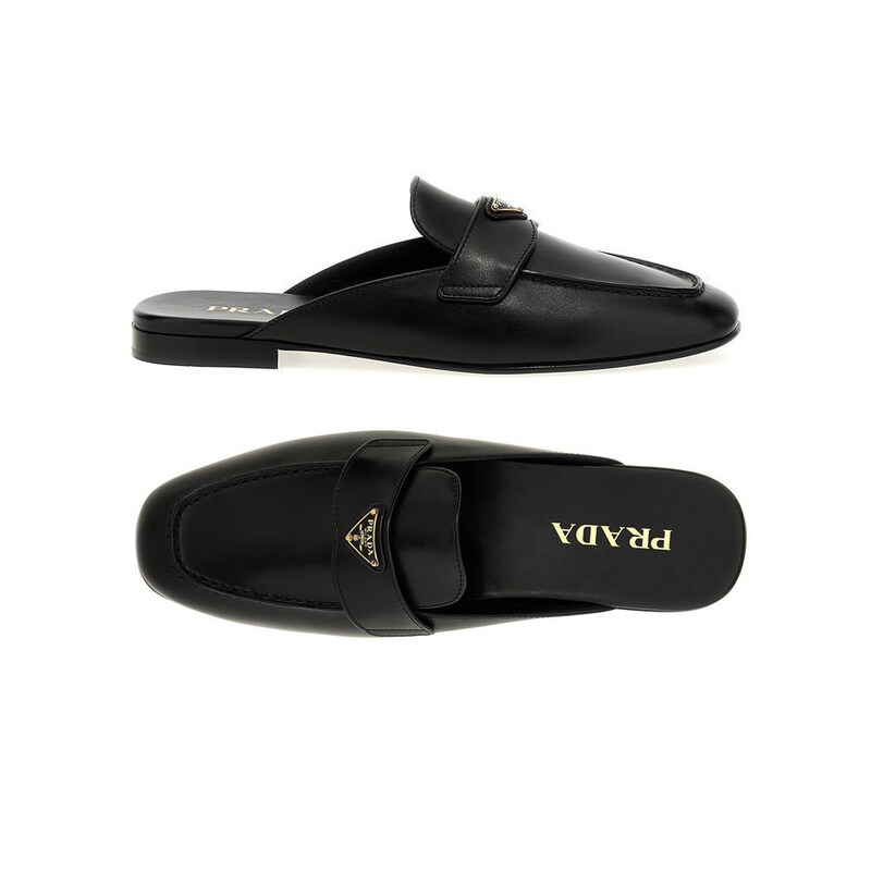 25FW 여성 삼각로고 블로퍼 블랙 1D766N 070 F0002 - Prada