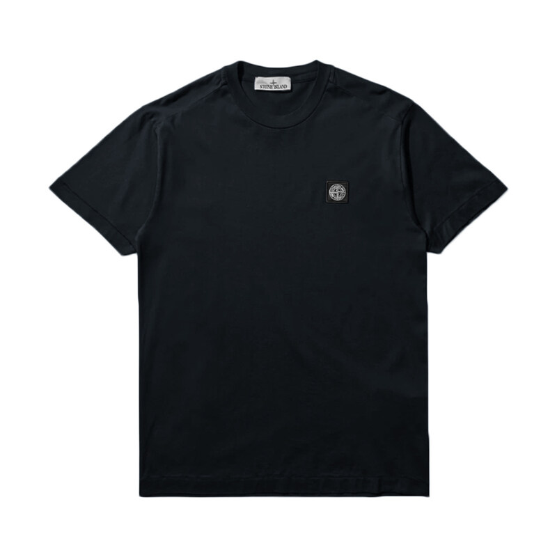 25FW 로고 패치 가먼트다이 티셔츠 네이비 K2S15 2100027 S0013 V0020 - Stone Island