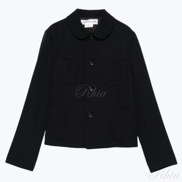 꼼데가르송 울 개버딘 자켓 NZ J012 051 1 PER - Comme des Garcons