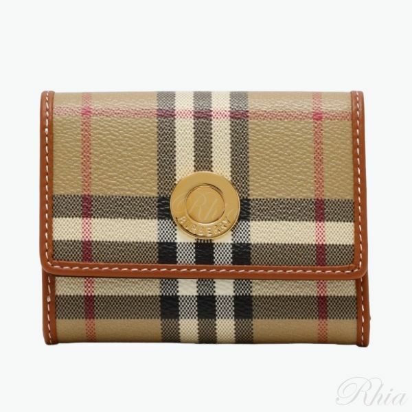 버버리 26SS 스몰 체크 폴딩 지갑 8109800 - Burberry