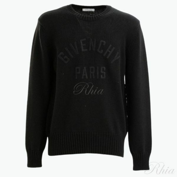 지방시 파리 디테일 코튼 스웨터 BM90W04YNM 001 - Givenchy