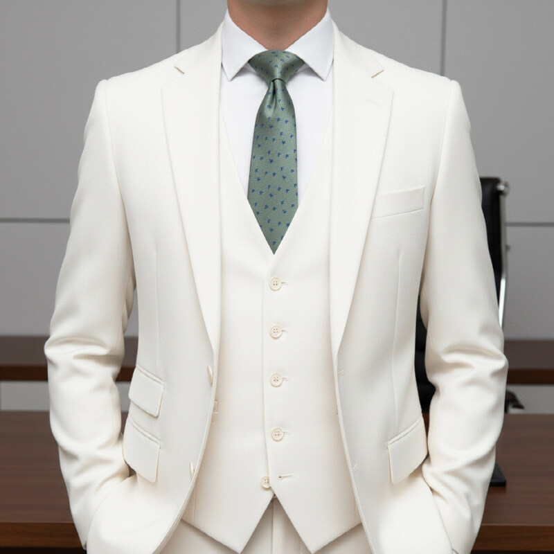 중고 에르메스 실크 넥타이 정장남성타이 명품감정서 L240920-02 - Hermes