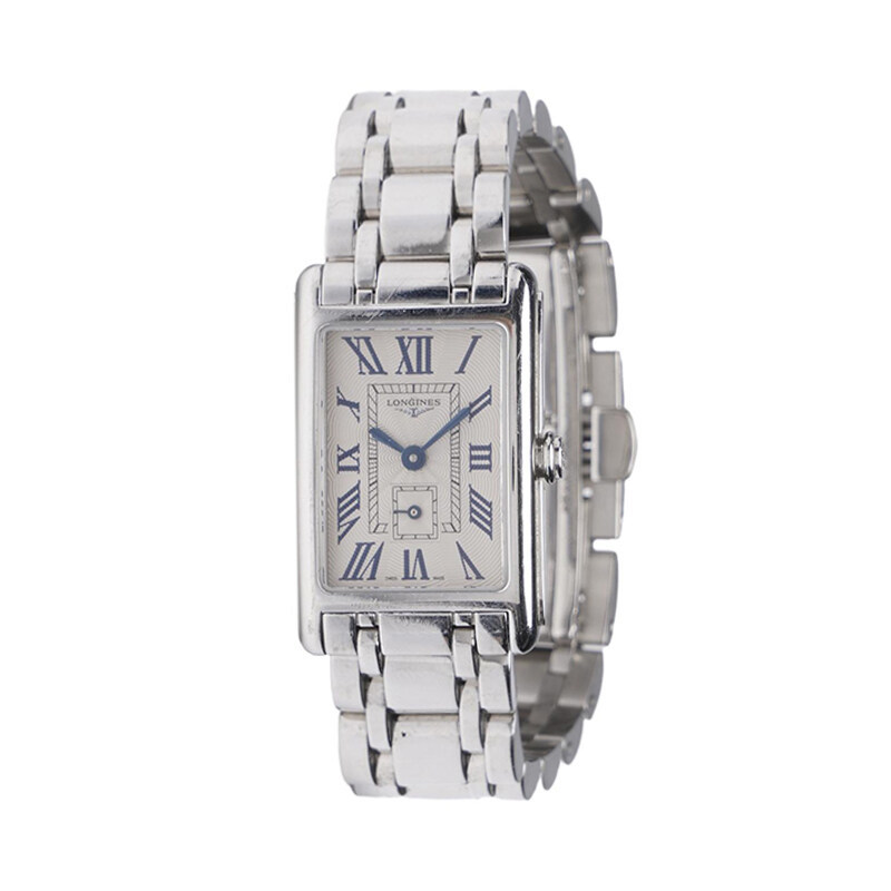 실버 돌체비타 쿼츠 스틸 시계 (20mm) - LONGINES