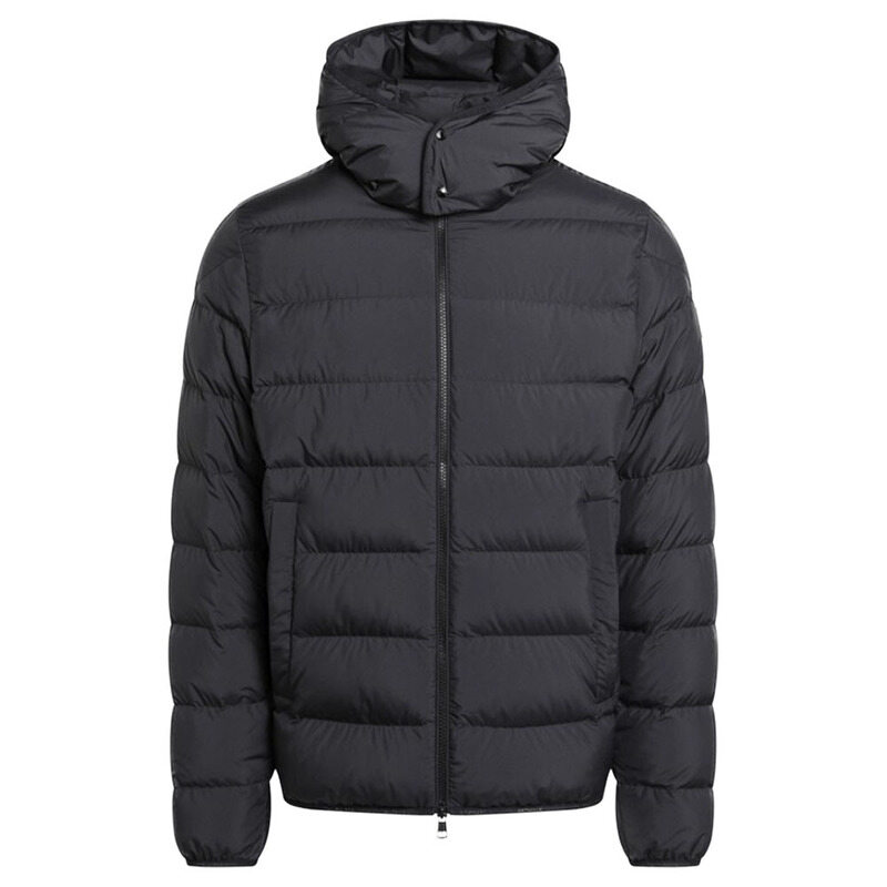 몽클레어 25FW MONTBRONCQ 로고 패치 후드 패딩 자켓 블랙 1A002 24 597YW 999 - Moncler