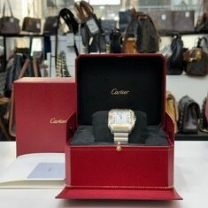 까르띠에 산토스 갈베 콤비 W2SA0009 썸네일 1