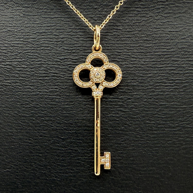 티파니 크라운 키 다이아 목걸이 111925033 - Tiffany & Co