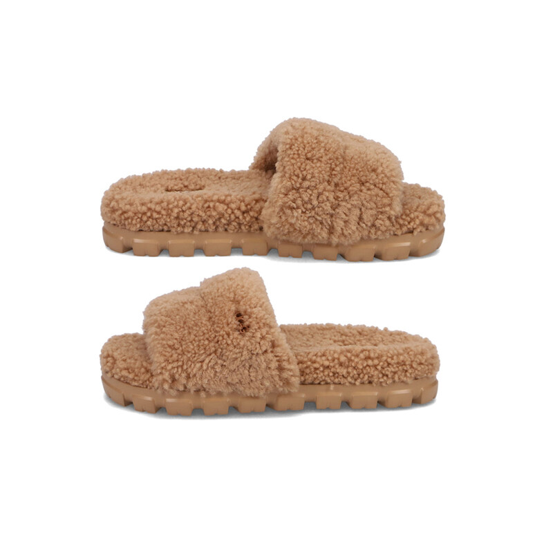 25FW 코제타 컬리 퍼 슬리퍼 체스넛 1130838 CHE - Ugg