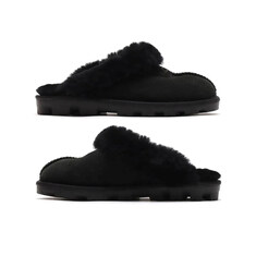 25FW 코케트 퍼 뮬 슬리퍼 블랙 5125 BLK 썸네일 1