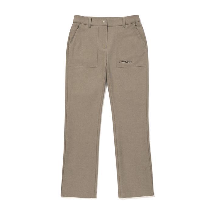 [밀라코/국내발송] 말본골프 약기모 부츠컷 팬츠 BEIGE M5422PPT51BEI - Malbon