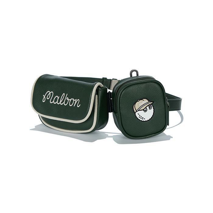 [밀라코/국내발송] 말본골프 투 포켓 벨트백 GREEN M5342PBT05GRN - Malbon