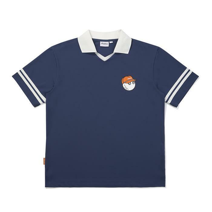 [밀라코/국내발송] 말본골프 폴로 버킷 티셔츠 NAVY M5323PTS91NVY - Malbon