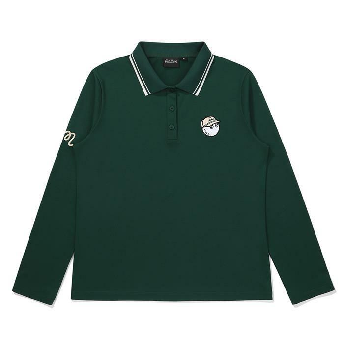 [밀라코/국내발송] 말본골프 슬림핏 카라 피케 티셔츠 GREEN M5322PTL12GRN - Malbon