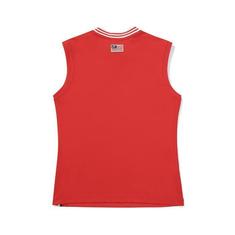 [밀라코/국내발송] 말본골프 모크넥 슬리브리스 티셔츠 RED M5322PSL11RED 썸네일 1
