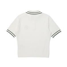 [밀라코/국내발송] 말본골프 컬러 팁 카라 하프슬리브 니트 OFF WHITE M5322PKT12OWT 썸네일 1
