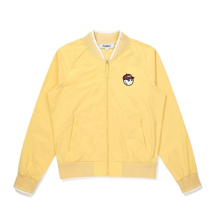 [밀라코/국내발송] 말본골프 니트 스타디움 자켓 YELLOW M5322PKO14YEL - Malbon