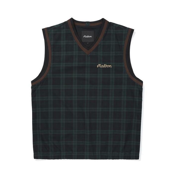 [밀라코/국내발송] 말본골프 말본 클래식 에어 베스트 NAVY M5321PVT02NVY - Malbon
