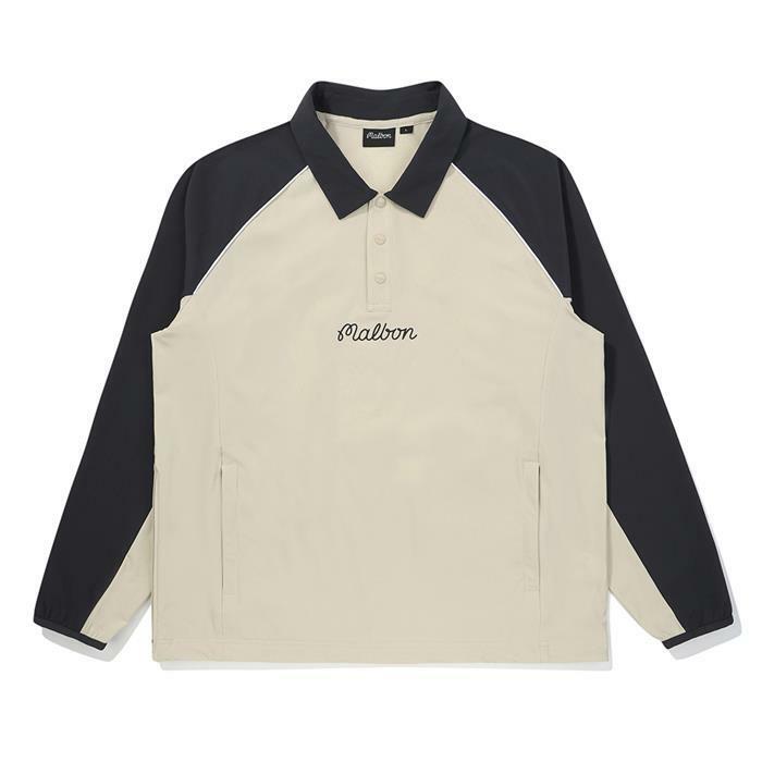 [밀라코/국내발송] 말본골프 에리형 긴팔 피스테 NAVY M5321PPI02NVY - Malbon