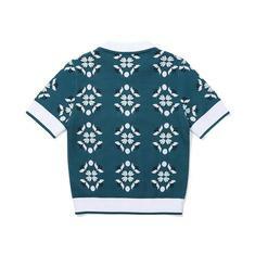 [밀라코/국내발송] 말본골프 LUCIA 하프집 폴로넥 셔츠 TEAL BLUE M5112LTS34TBL 썸네일 1