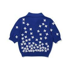 [밀라코/국내발송] 말본골프 릴리 폴로 니트 BLUE M5112LKT33BLU 썸네일 1