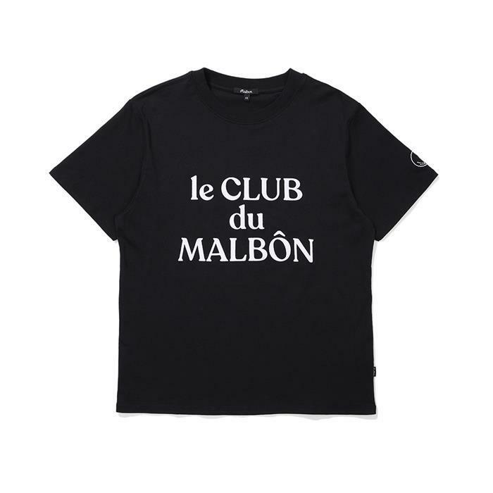 [밀라코/국내발송] 말본골프 앞판 그래픽 티셔츠 M5112LRS31BLK - Malbon
