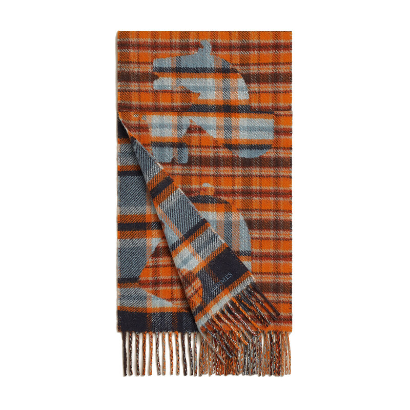 에르메스 Echec au Roi Tartan 머플러 H394836T 03 - Hermes
