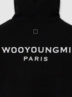 우영미 여성 후드 25FW 우영미 *겨울파이널세일! 노마진 일주일특가!* 여성 백로고 후드티 M253TS37 썸네일 4