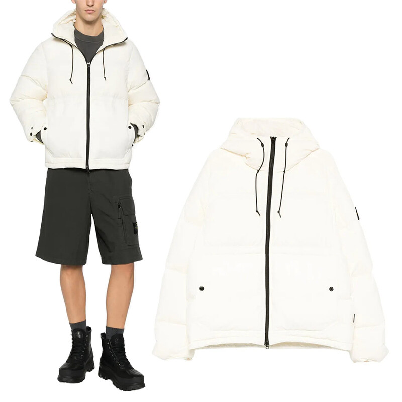 스톤 아일랜드 남성 패딩 25FW 스톤아일랜드 립스탑 코듀라 다운 패딩 K2S154100019S0182 - Stone Island