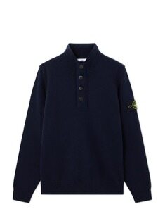 스톤 아일랜드 남성 니트 25FW 스톤아일랜드 하이넥 버튼 스웨터 K2S155100040S00A3 썸네일 3