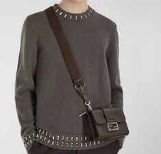 [비엔비명품관] FENDI 펜디 남여공용 더블 바케트 크로스백 썸네일 3