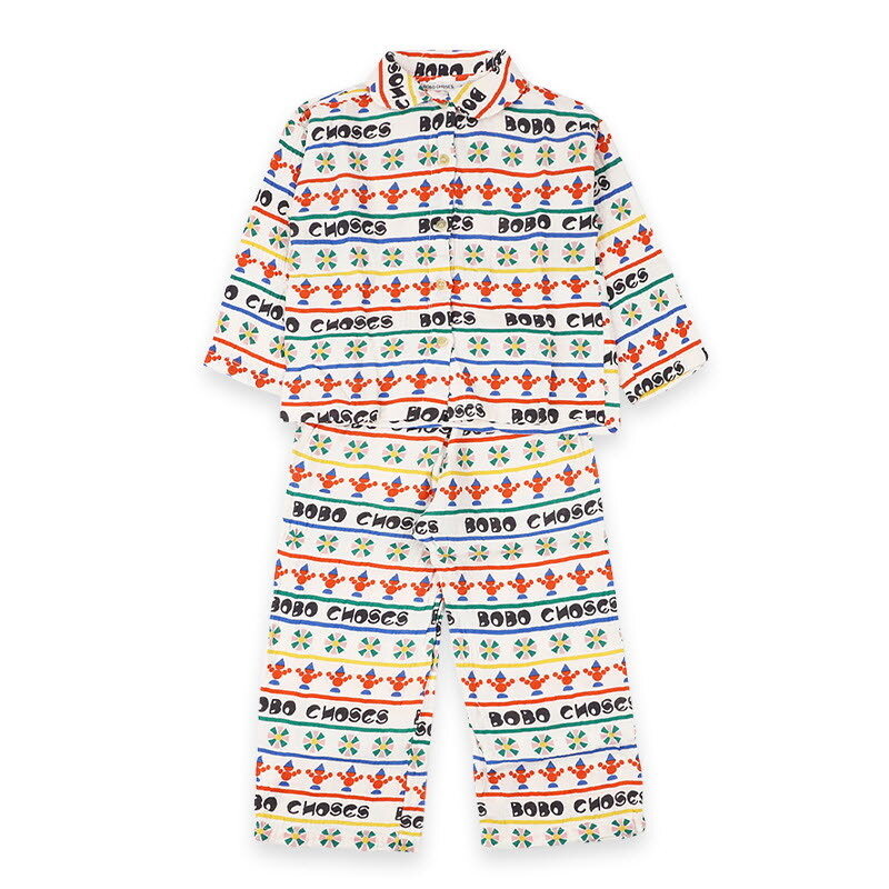 디몬트 보보쇼즈 키즈 토이 올오버 라운지웨어 세트(멀티) B225FC015 199 - Bobo Choses