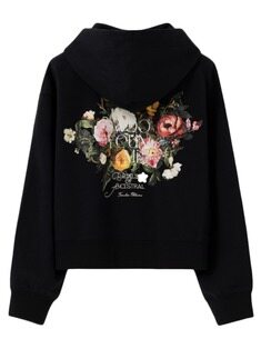 우영미 여성 후드 25FW 우영미 여성 플라워 백로고 후드티 M253TS36 썸네일 2