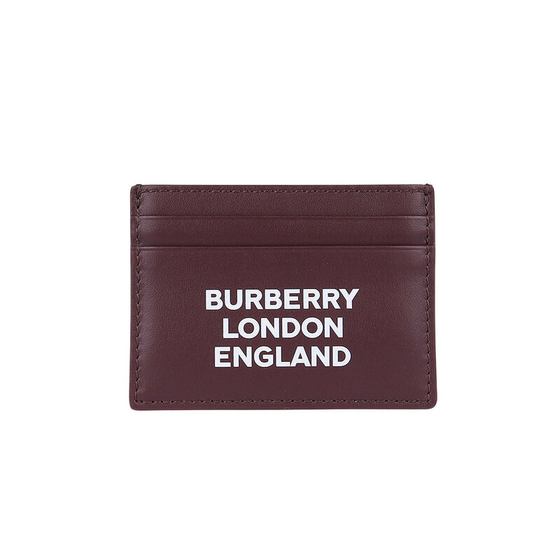 버버리 SANDON 로고 텍스트 카드홀더 80388441 - Burberry