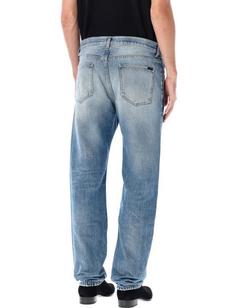 23FW 생로랑   남성 배기 스트레이트 진 23A757190Y04PG 4599 LIGHT BLUE BPG 썸네일 3