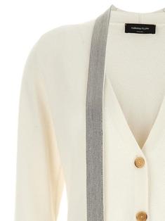 23FW 파비아나 필리피   여성 울 가디건 MAD223F332H72825 White BPG 썸네일 3