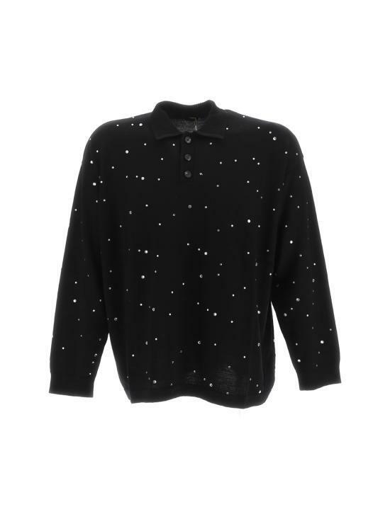 23FW 보디   남성 스웨터 MRKT037 000 BLACK BLACK BPG - BODE