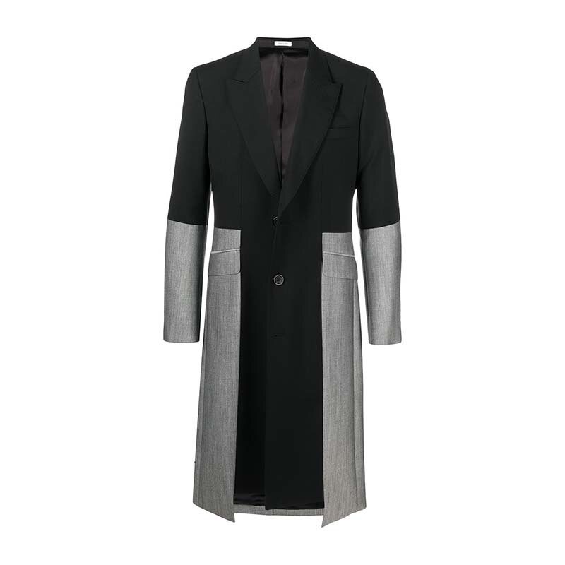 21FW 알렉산더맥퀸  남성 테일러드 코트 블랙 615333QPU721000 BPG - Alexander McQueen