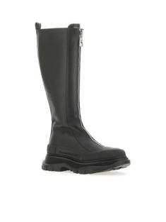 23FW 알렉산더 맥퀸   여성 트레드슬릭 집업 하이 부츠 766902 WHZ6U 1000 BLACK BLACK BPG 썸네일 1