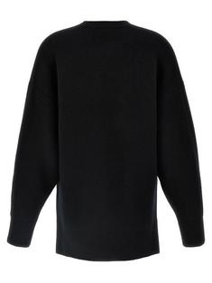 토템   여성 더블니트 스웨터 251WRT4626YA0132001 Black BPG 썸네일 2