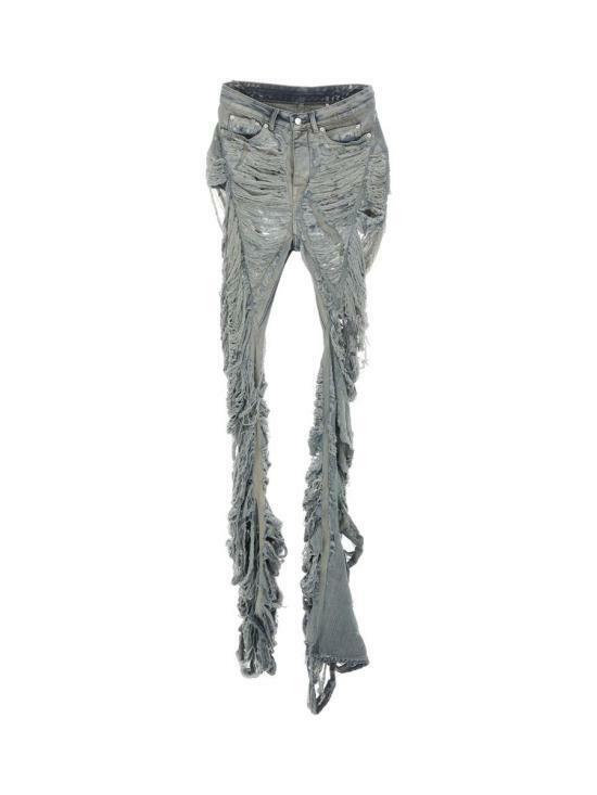 23FW 릭 오웬스   남성 스트레이트 팬츠 RR02C7315 DMPSH 98 BLUE BPG - Rick Owens