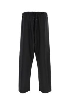 24SS 마르지엘라   남성 백 스티치 블랙 실크 파자마 팬츠 SI1KA0003S60345 900 Black BPG 썸네일 2