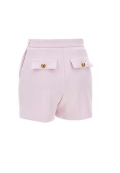 25SS 엘리자베타프랜치   여성 클램프 앤 플랩 크레이프 숏팬츠 SH00751E2 544 Pink BPG 썸네일 3