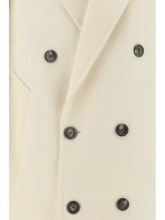 아미   여성 더블 브레스트 코트 FCO317 WV0016 100 WOOL GABARDINE WHITE BPG 썸네일 3