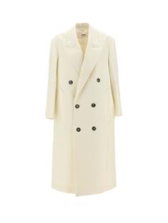 아미   여성 더블 브레스트 코트 FCO317 WV0016 100 WOOL GABARDINE WHITE BPG 썸네일 1