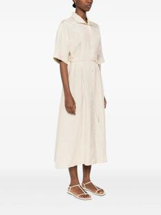 25SS 파비아나 필리피   여성 숏 슬리브 롱 원피스 ABDC02F101H5470155 Beige BPG 썸네일 3