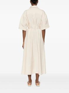 25SS 파비아나 필리피   여성 숏 슬리브 롱 원피스 ABDC02F101H5470155 Beige BPG 썸네일 4
