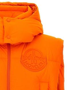 23FW 몽클레어 지니어스   남성 록 네이션 바이 제이지 패딩 베스트 1A00005M3381328 Orange BPG 썸네일 4